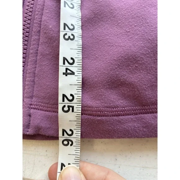Lululemon Define Jacket Full Zip Sz 10 Light Purple Athletic Has Wash Wear - Picture 8 of 9